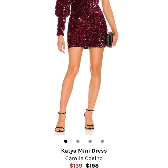 One sleeve, sequin dress NEW!!! Tag on never worn! On sale at Revolve for $139! - Picture 4 of 6